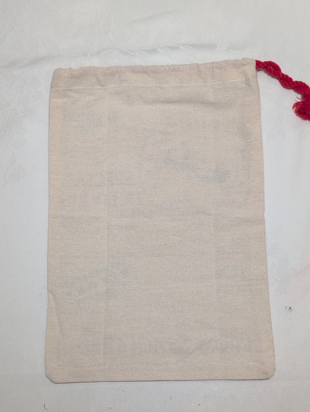 North Pole Express Santa Claus Gift Sack - Red & Green Print - Picture 3 of 3